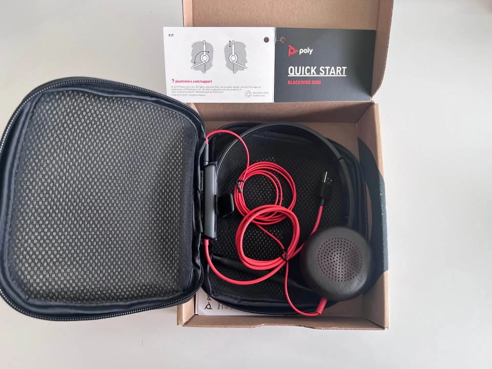 *Brand New* Poly Plantronics Blackwire 5200 Series Headset - photo 2