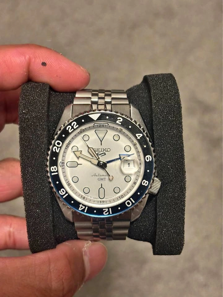Seiko SBSC017 JDM GMT aka White Batman