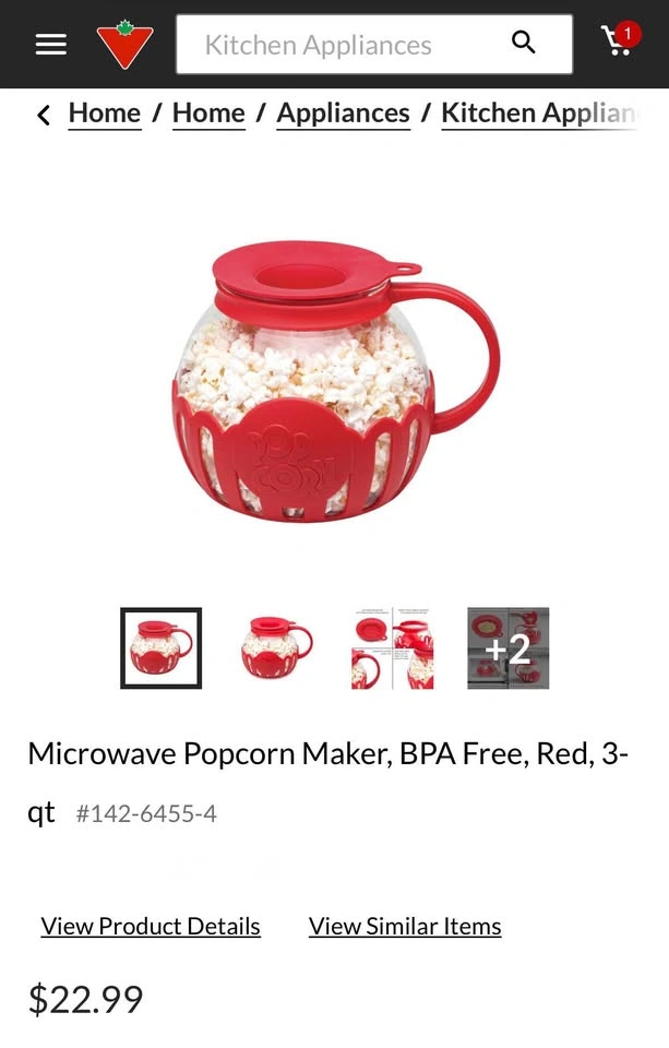 *Brand New* Ecolution Micro-Pop Microwave Popcorn Maker - photo 3