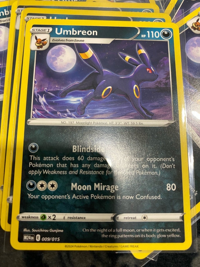 Umbreon 009/015 2024 Promo Pokémon Card - photo 2