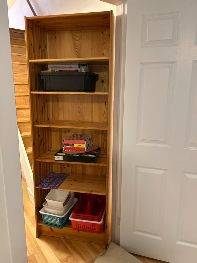 ikea real wood bookcase