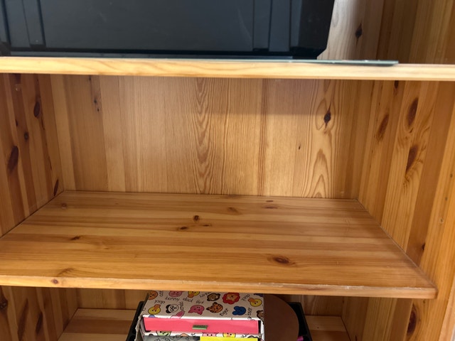 ikea real wood bookcase - photo 2