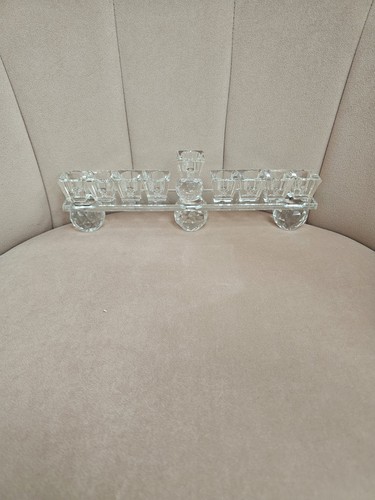 Crystal Hanukkah Menorah