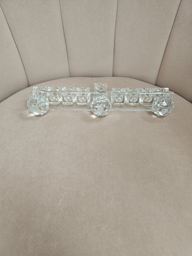 Crystal Hanukkah Menorah - photo 2