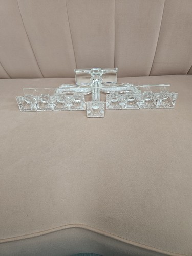 Crystal Hanukkah menorah - photo 2