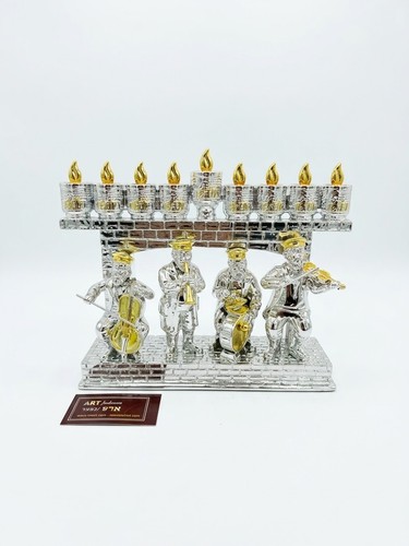 Hanuka Menorah Dancing Rabbis - photo 2