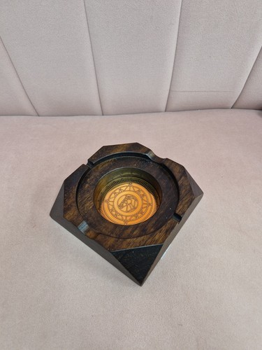 Wood cigar and cigarette ashtray - photo 2