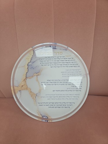 Havdalah Ceremony Glass/Acrylic Tray - photo 2