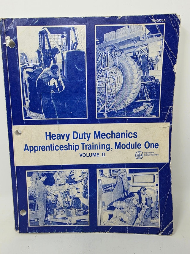 1991 BC Heavy Duty Mechanics Apprenticeship Training Manual
