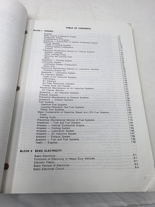 1991 BC Heavy Duty Mechanics Apprenticeship Training Manual - photo 2