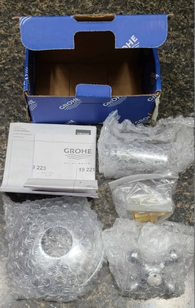 Grohe 19222000 Seabury 3-Port Diverter Trim, Starlight Chrome
