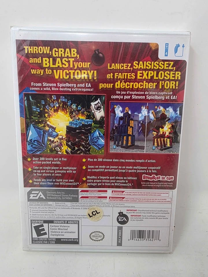 Boom Blox - Nintendo Wii - Factory Sealed - New Old Stock - photo 2