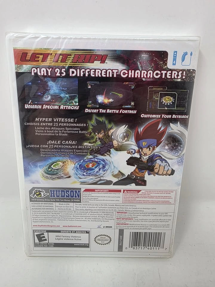 Factory Sealed! Beyblade Metal Fusion: Battle Fortress (Wii) - photo 2