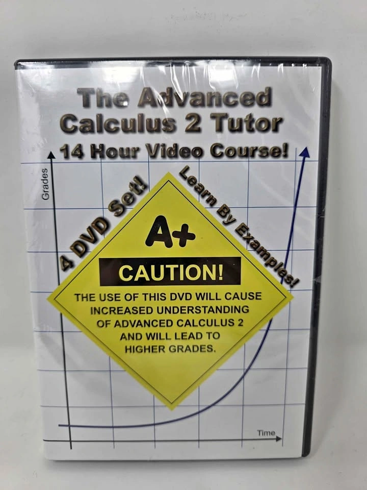ADVANCED CALCULUS 2 TUTOR 14HOUR VIDEO COURSE New, Sealed