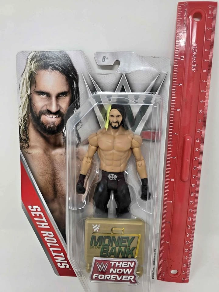 WWE Then Now Forever Seth Rollins Money In The Bank Figure