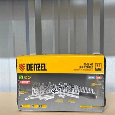 DENZEL 51-PIECE 1/4” DRIVE TOOL KIT