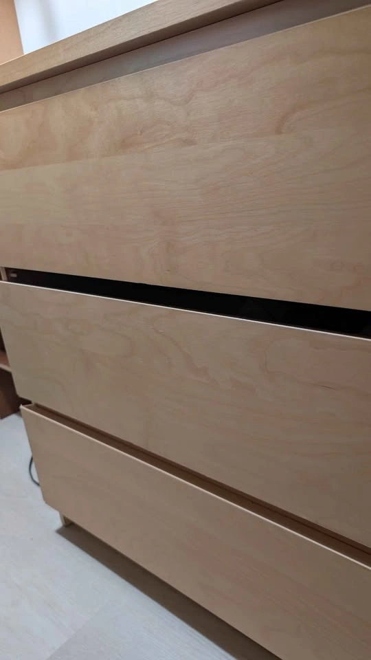 Used IKEA MALM 3-Drawer Dresser - photo 5