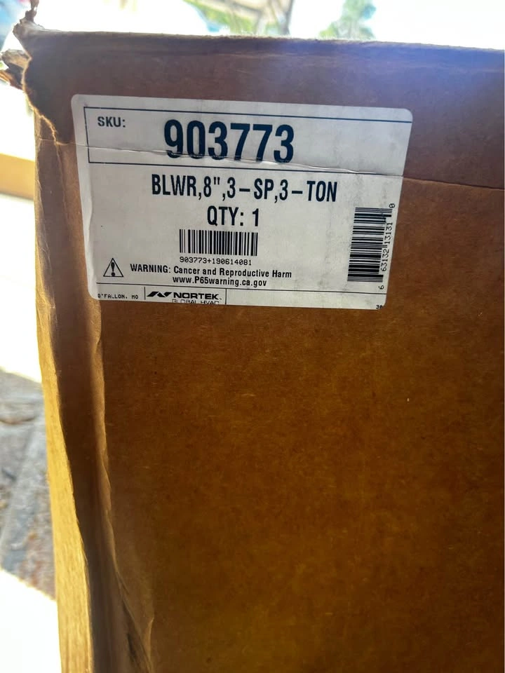 HVAC Contractors!!! 8” Blower with motor - photo 2