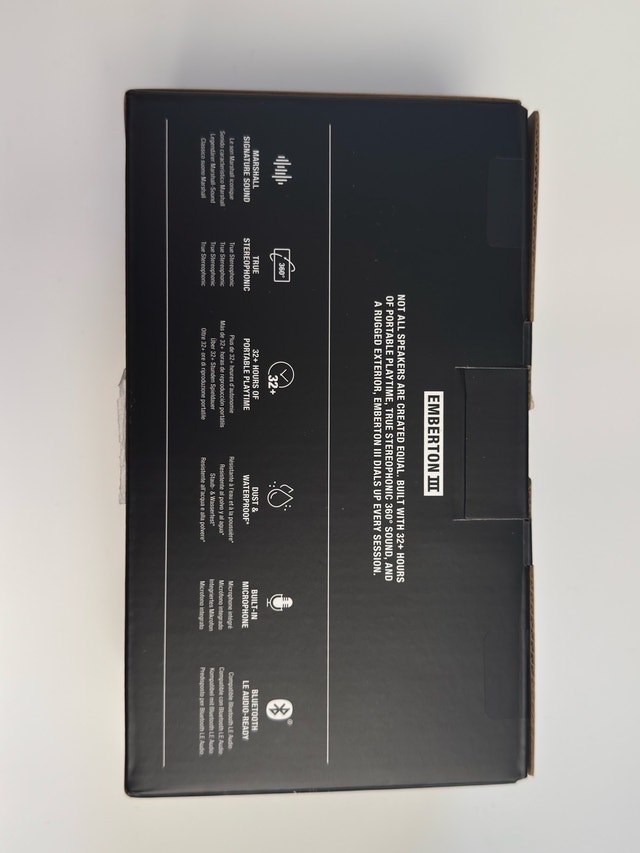 Bluetooth Speaker (Marshal Emberton III) - photo 2