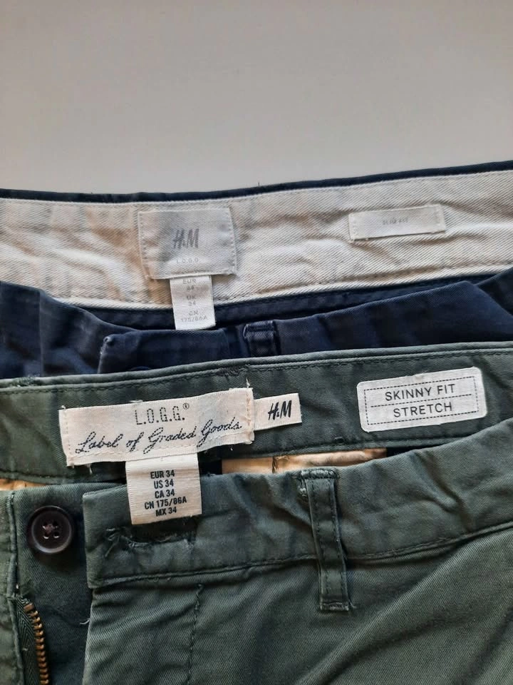 H&M Men's Chinos Size 34 Bundle - photo 3
