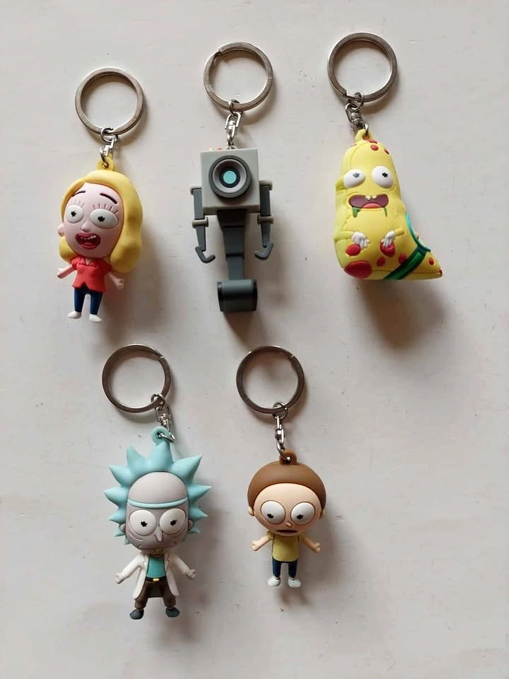Rick and Morty key chains