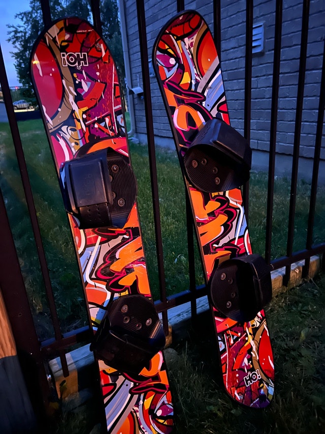 Kids Backyard Plastic Snowboards