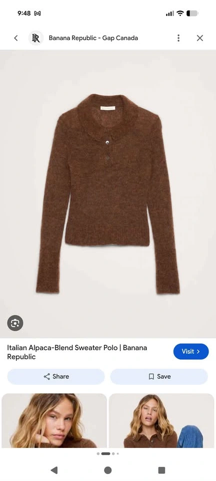 Banana Republic Alpaca Sweater polo - photo 3