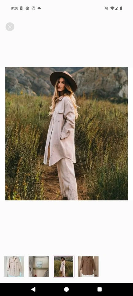 Gentle Fawn shirt jacket