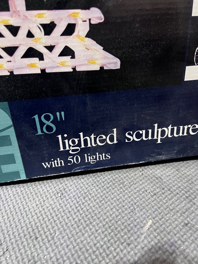 Lighted 18” Christmas sculptures - photo 2