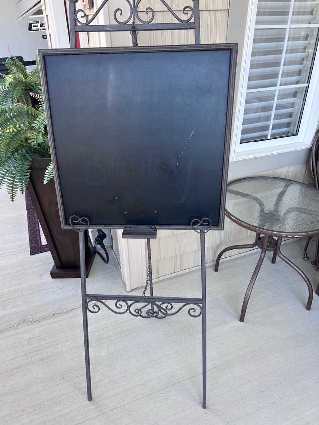 EASEL CHALK BOARD - photo 3