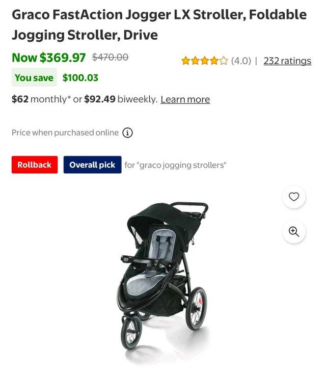 Graco FastAction Jogger LX Stroller - photo 5