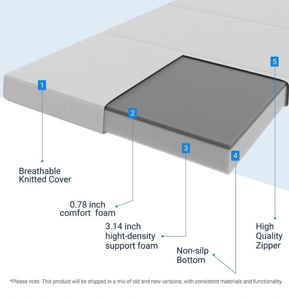 Avenco Twin XL Tri-Fold Mattress 80x39x4 - photo 3