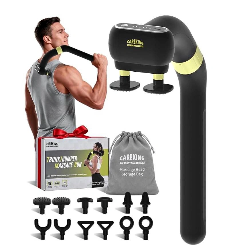 CAREKING TrunkThumper 3-in-1 Deep Tissue Massage Gun