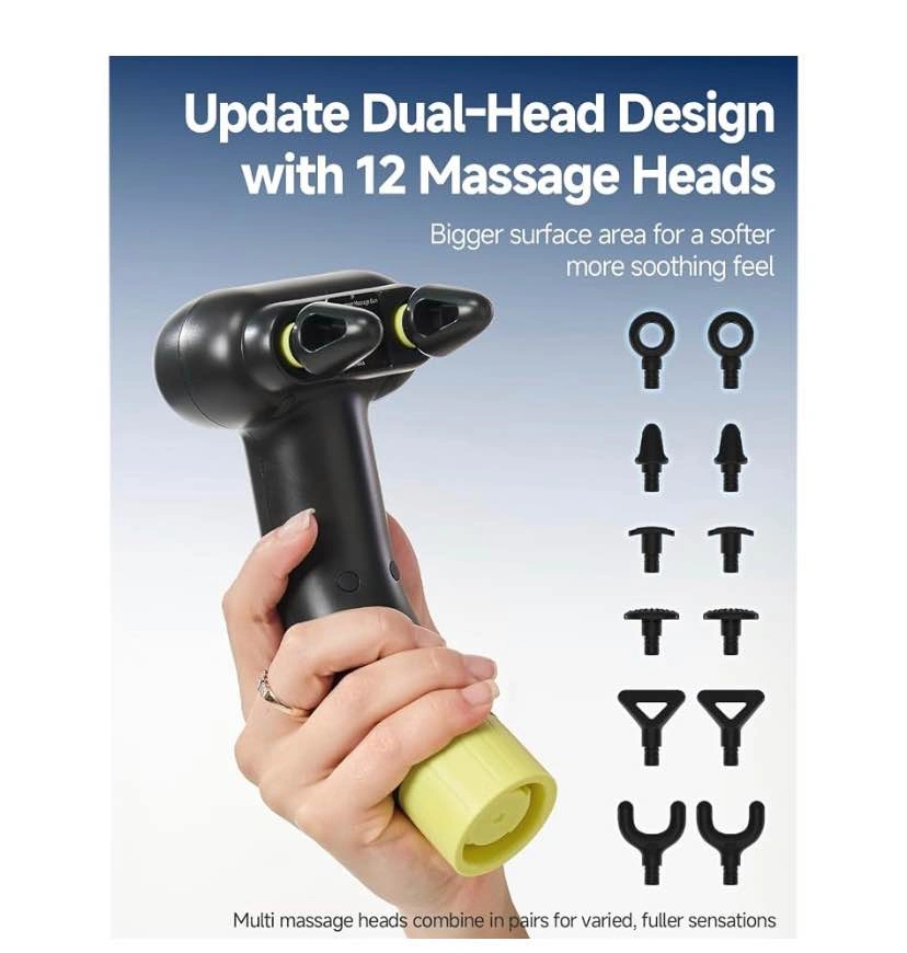 CAREKING TrunkThumper 3-in-1 Deep Tissue Massage Gun - photo 3