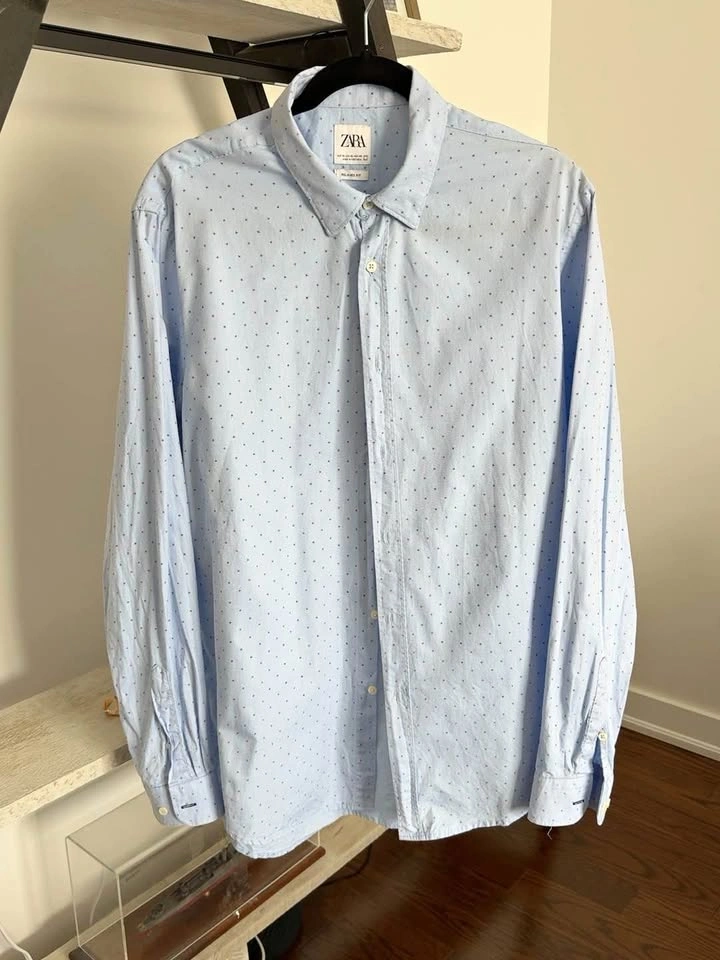 ZARA Men Relaxed Fit Shirt – XL – $44