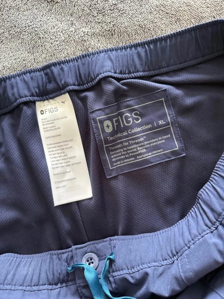FIGS Men’s Slim Cairo FREEx Lined Scrub Pants – XL - photo 3