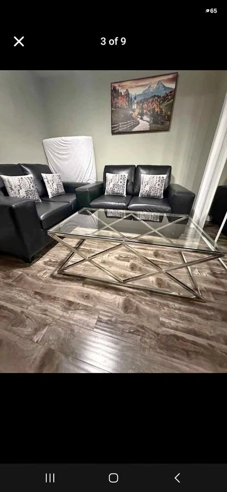 Black Loveseat set