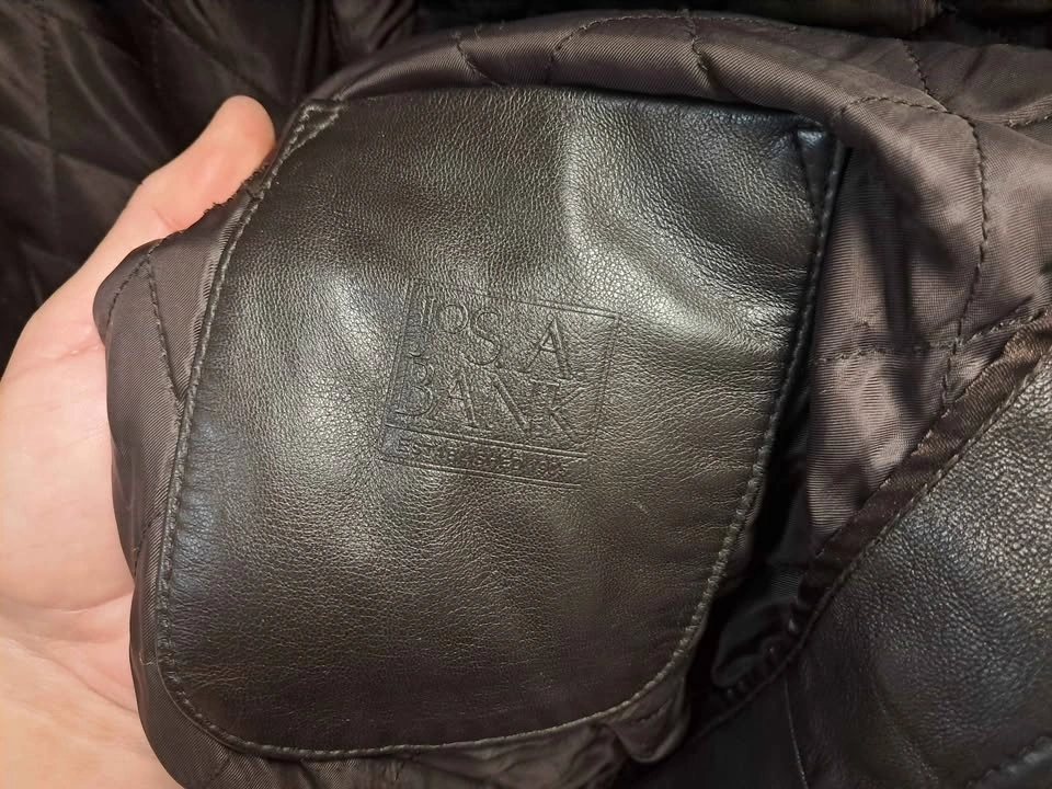 men's leather jacket - photo 3
