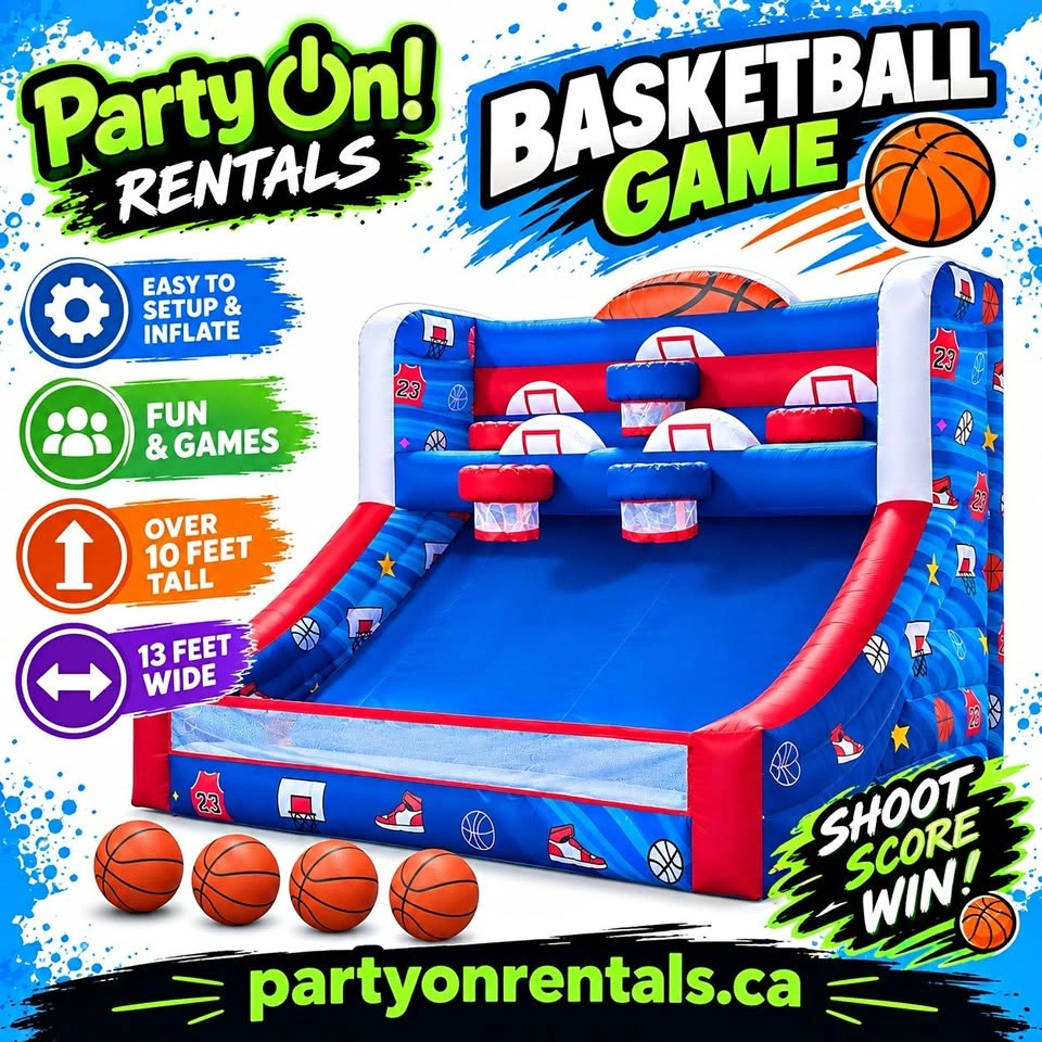 Inflatable Basketball Game - Rental