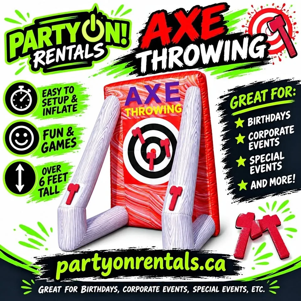 Inflatable Axe Throwing Game Rental