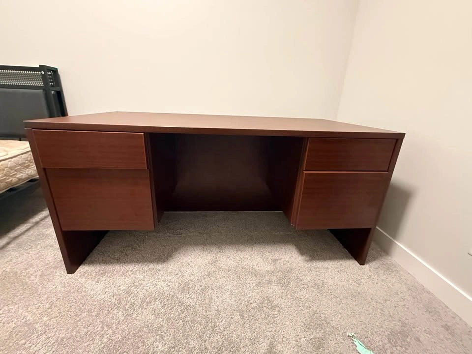 Large Wooden Executive Desk/ Office table - photo 3