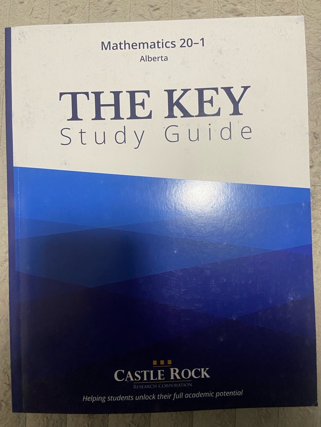 Castle Rock Mathematics 20-1 Study Materials BRAND NEW - photo 2