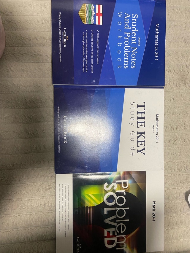 Castle Rock Mathematics 20-1 Study Materials BRAND NEW - photo 4