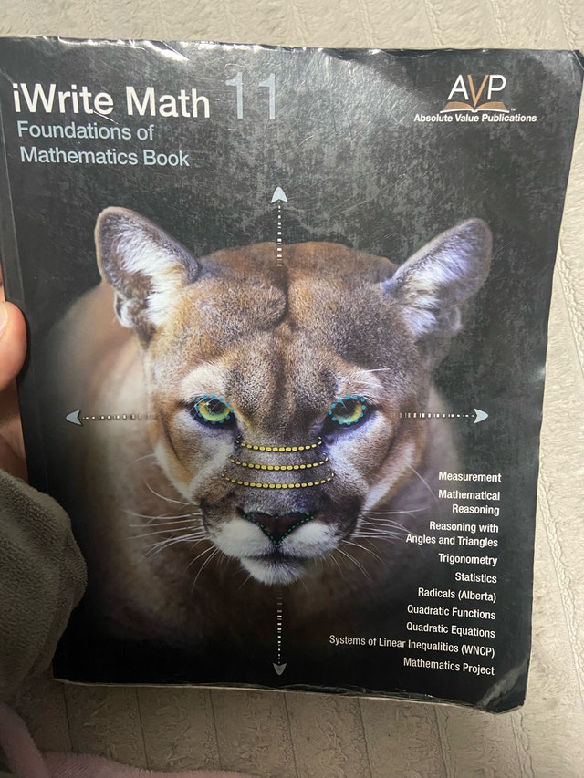 Absolute Value Publications iWrite Math 11 20-2 Alberta Course