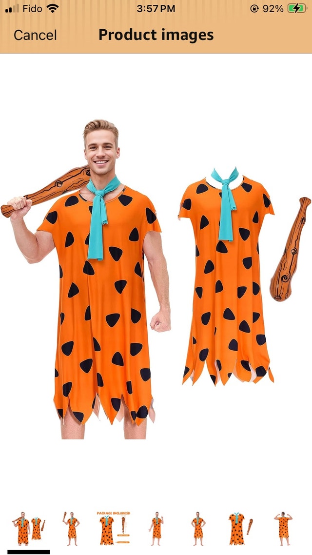 Adult Fred Flintstone Costume