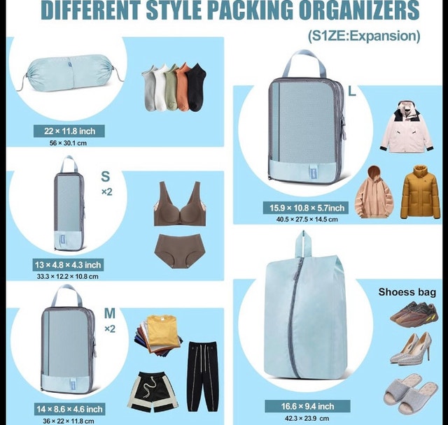 Shaggle Packing Organizer Set - photo 2