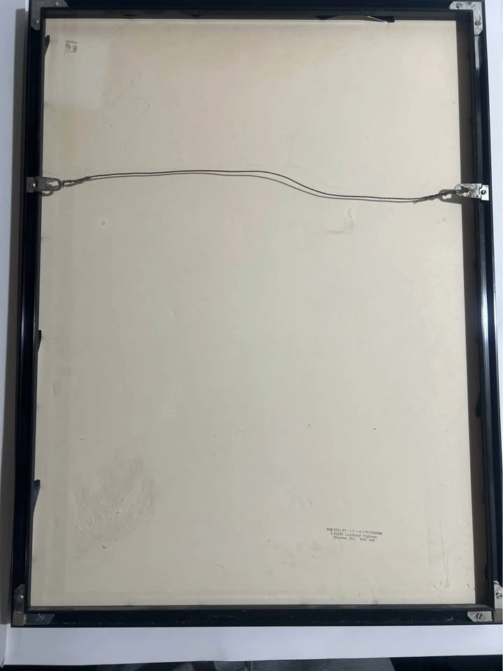 Vintage 1989 CHRX AM 600 Classic Rock Framed Poster - photo 2