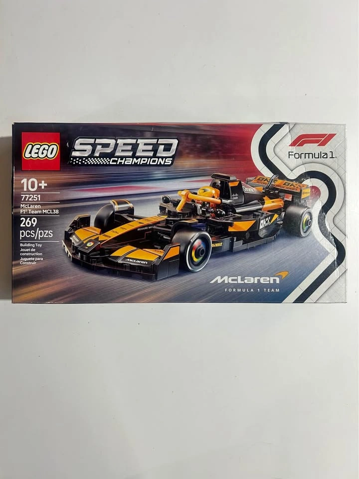 LEGO SPEED CHAMPIONS: Mclaren F1 Team Mcl38 Race Car (77251)