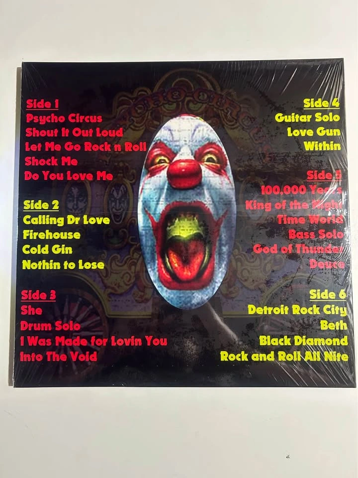 KISS Dodger Rock Stadium 3LP Psycho Circus Limited Edition - photo 3
