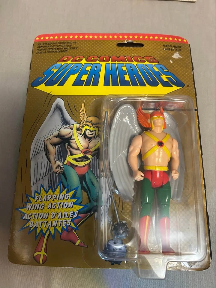 1990 Toy Biz DC Comics Super Heroes Hawkman Figure - photo 5